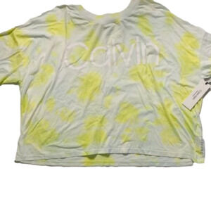 - 𝅺Calvin Klein Performance Cropped Tie-dyed  T-shirt